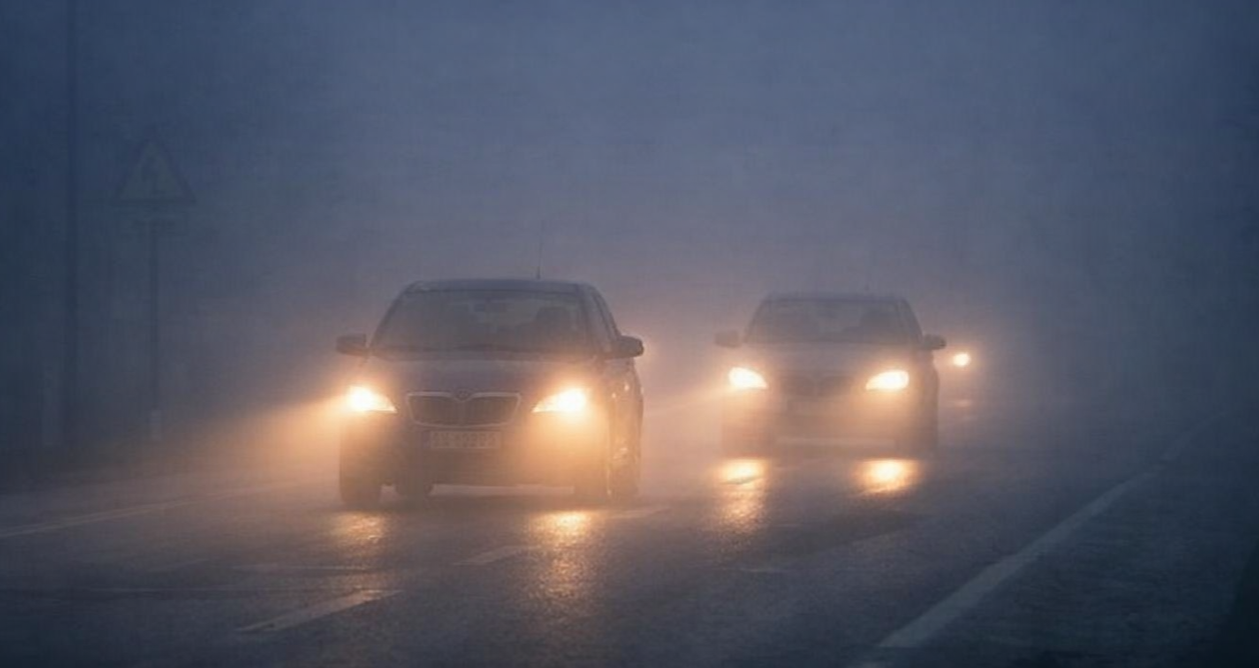 Vizibilitate redusă din cauza ceții în mai multe zone